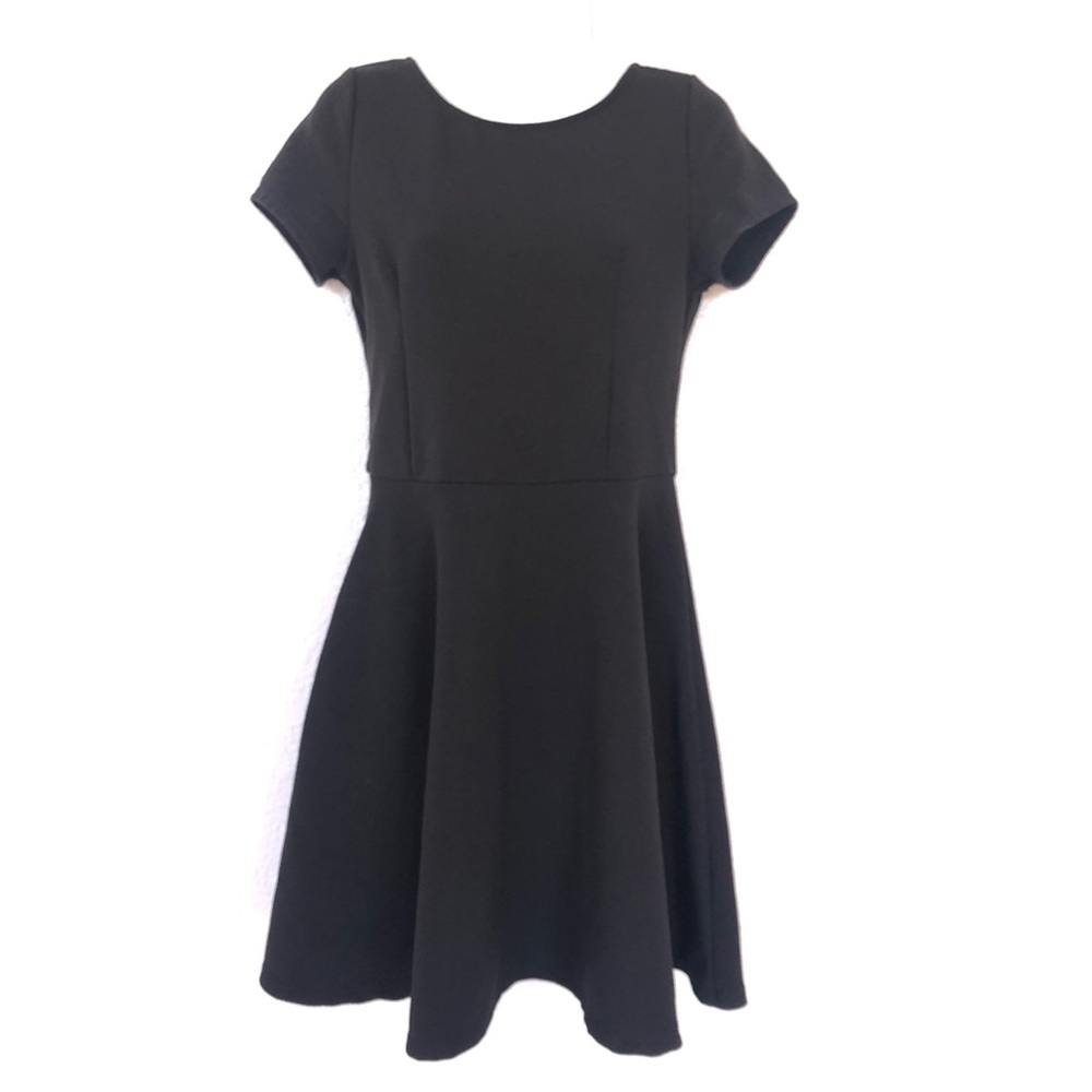 Francesca’s Black Dress fit and flare